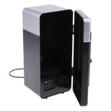 Maxbell Portable 5V USB LED Fridge Heat and Cool Dual Use Refrigerator Black + Red
