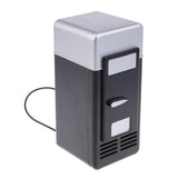 Maxbell Portable 5V USB LED Fridge Heat and Cool Dual Use Refrigerator Black + Red