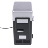 Maxbell Portable 5V USB LED Fridge Heat and Cool Dual Use Refrigerator Black + Red