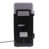 Maxbell Portable 5V USB LED Fridge Heat and Cool Dual Use Refrigerator Black + Red