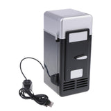Maxbell Portable 5V USB LED Fridge Heat and Cool Dual Use Refrigerator Black + Red
