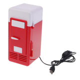 Maxbell Portable 5V USB LED Fridge Heat and Cool Dual Use Refrigerator Black + Red