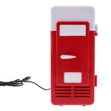 Maxbell Portable 5V USB LED Fridge Heat and Cool Dual Use Refrigerator Black + Red