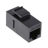 Maxbell RJ45 Jack Module Cat5e 180 Degree Network Plug 2 Way Connector - Aladdin Shoppers