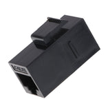 Maxbell RJ45 Jack Module Cat5e 180 Degree Network Plug 2 Way Connector - Aladdin Shoppers