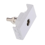 Maxbell Television Wall Socket Module Coaxial Jack Solderless Type 2 Way for TV - Aladdin Shoppers