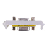 Maxbell 5 Packs VGA Wall Socket Module Wallplate Plug with Frame Directly Plug Type