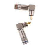 Maxbell RCA Splitter RCA AV Audio L Splitter Plug Male to Female Gold Plated Plug - Aladdin Shoppers