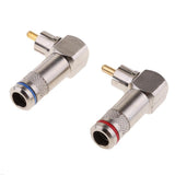 Maxbell RCA Splitter RCA AV Audio L Splitter Plug Male to Female Gold Plated Plug - Aladdin Shoppers