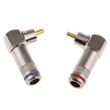 Maxbell RCA Splitter RCA AV Audio L Splitter Plug Male to Female Gold Plated Plug - Aladdin Shoppers