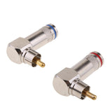 Maxbell RCA Splitter RCA AV Audio L Splitter Plug Male to Female Gold Plated Plug - Aladdin Shoppers