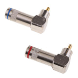 Maxbell RCA Splitter RCA AV Audio L Splitter Plug Male to Female Gold Plated Plug - Aladdin Shoppers