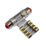 4 Gauge Fuse Holder for Car Audio Installation with 40A Wonder AGU-Fuse Gold Plated for Conductivity