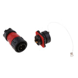 Maxbell 2 Pin Power Connector Male Plug & Female Socket Waterproof Outdoor IP67 - Aladdin Shoppers