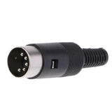 Maxbell 2x5/pack Audio Adapter Connector DIN seat 5-pin plug 5-core welding head
