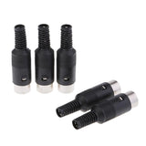 Maxbell 2x5/pack Audio Adapter Connector DIN seat 5-pin plug 5-core welding head