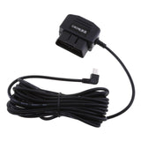 Maxbell 2Pieces 12V/24V to 5V 3A Car OBD  Cable Power Regulator for DVR GPS