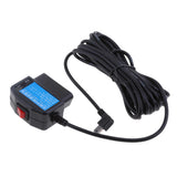 Maxbell 2Pieces 12V/24V to 5V 3A Car OBD  Cable Power Regulator for DVR GPS