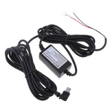 Maxbell 2Pieces Car Dash Cam Hardwire Kits 12/24V to 5V 1.5A Mini USB Angled Cable