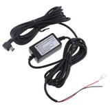 Maxbell 2Pieces Car Dash Cam Hardwire Kits 12/24V to 5V 1.5A Mini USB Angled Cable