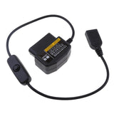 Maxbell 2Piece 12V/36V to 5V/2A Car Power Inverter USB Female OBD Buck Line DVR GPS