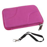 7" Hard Carrying Travel GPS Navigation Bag Pouch GPS Cover Protective Purple