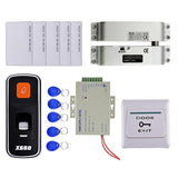Maxbell Fingerprint RFID ID Card Reader Door Access Control System Kit+10Key Card - Aladdin Shoppers