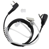 Maxbell 2x2 Pin PTT Walkie Headset with Microphone for KENWOOD QUANSHENG TYT BAOFENG