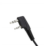 Maxbell 2x2 Pin PTT Walkie Headset with Microphone for KENWOOD QUANSHENG TYT BAOFENG