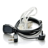 Maxbell 2x2 Pin PTT Walkie Headset with Microphone for KENWOOD QUANSHENG TYT BAOFENG