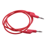 Maxbell 5Pieces 4mm Stackable Banana Plug Wire Soft Silicone Test Cable Lead