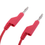 Maxbell 5Pieces 4mm Stackable Banana Plug Wire Soft Silicone Test Cable Lead