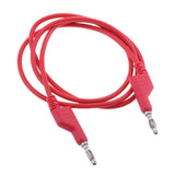 Maxbell 5Pieces 4mm Stackable Banana Plug Wire Soft Silicone Test Cable Lead