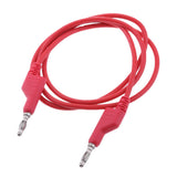 Maxbell 2Pieces 4mm Stackable Banana Plug Wire Soft Silicone Test Cable Lead