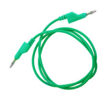 Maxbell 5Pieces 4mm Stackable Banana Plug Wire Soft Silicone Test Cable Lead