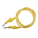 Maxbell 5Pieces 4mm Stackable Banana Plug Wire Soft Silicone Test Cable Lead