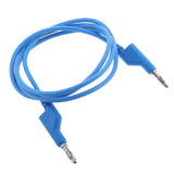 Maxbell 5Pieces 4mm Stackable Banana Plug Wire Soft Silicone Test Cable Lead