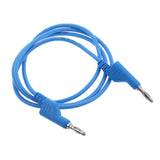 Maxbell 5Pieces 4mm Stackable Banana Plug Wire Soft Silicone Test Cable Lead