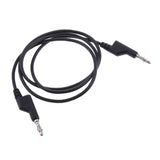 Maxbell 2Pieces 4mm Stackable Banana Plug Wire Soft Silicone Test Cable Lead