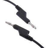 Maxbell 2Pieces 4mm Stackable Banana Plug Wire Soft Silicone Test Cable Lead