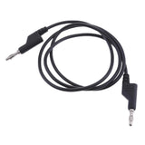 Maxbell 2Pieces 4mm Stackable Banana Plug Wire Soft Silicone Test Cable Lead