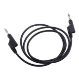 Maxbell 2Pieces 4mm Stackable Banana Plug Wire Soft Silicone Test Cable Lead