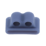 Maxbell Soft Portable Anti-lost Silicone Case for Apple AirPods,2pieces(Gray+Blue)
