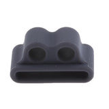 Maxbell Soft Portable Anti-lost Silicone Case for Apple AirPods,2pieces(Gray+Blue)