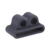Maxbell Soft Portable Anti-lost Silicone Case for Apple AirPods,2pieces(Gray+Blue)