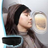 Maxbell 2Pieces Soft Comfortable Noise Cancelling Wired Sleep Headphones Eye Mask