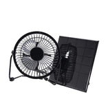 Maxbell Solar Pannel Charger 5.2W with 8'' USB Port Cooling Fan for Car Camp Travel