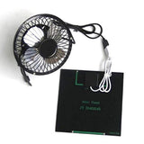 Maxbell Solar Pannel Charger 5.2W with 8'' USB Port Cooling Fan for Car Camp Travel