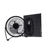 Maxbell Solar Pannel Charger 5.2W with 8'' USB Port Cooling Fan for Car Camp Travel