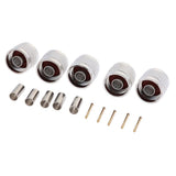 Maxbell 5 Pieces Connector BNC Male Plug Pin Crimp for RG58 LMR195 RG142 RF COAXIAL - Aladdin Shoppers
